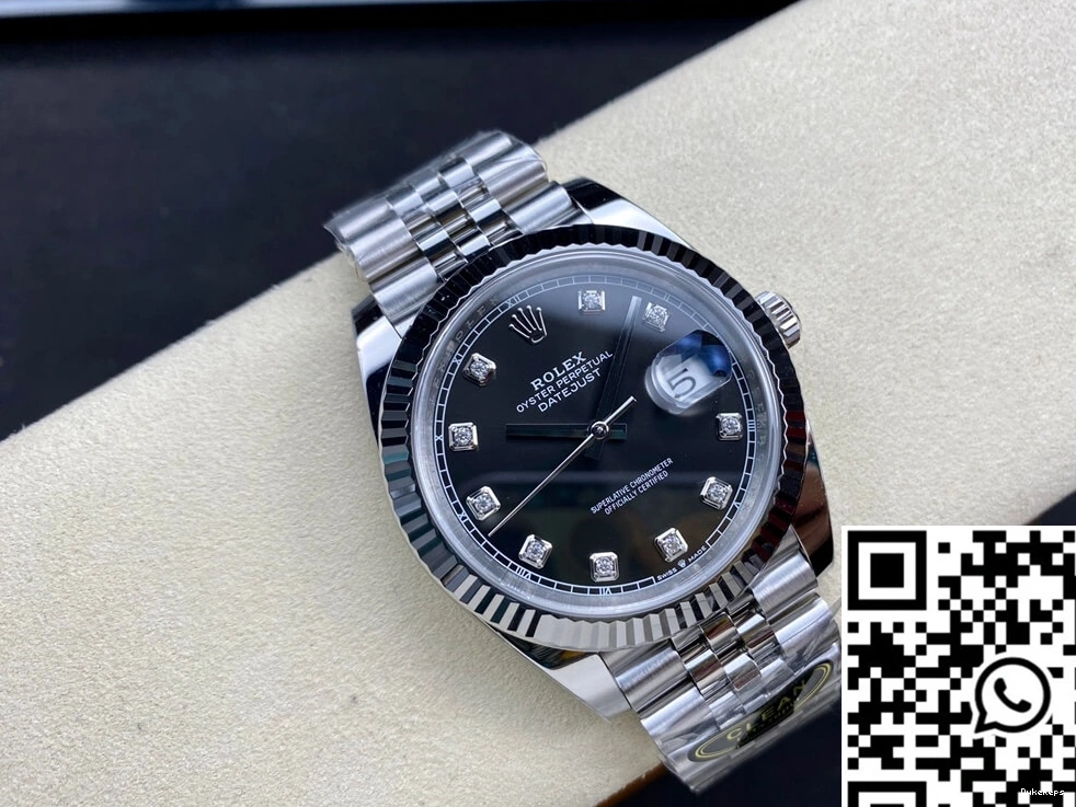 Rolex Factory Black Dial M126334-0012 Clean Datejust 0326